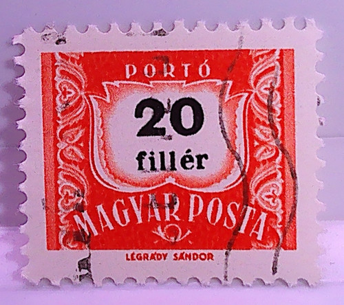 Briefmarke ungarn magyar posta - briefmarke,