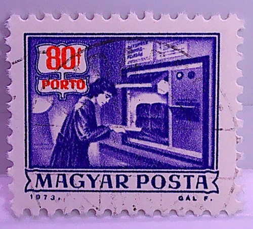 Briefmarke ungarn magyar posta - magyar,