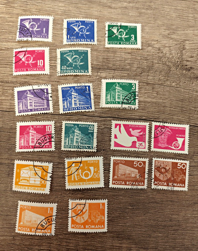 Rumänien romania portomarken - rumänien/romania,