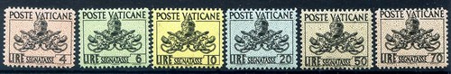 Vaticano 1954 segnatasse - vaticano,