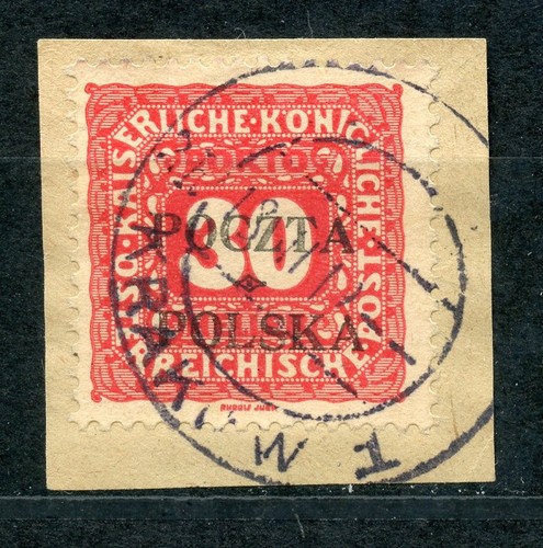 Polen 1919 fischer porto d - 1919,