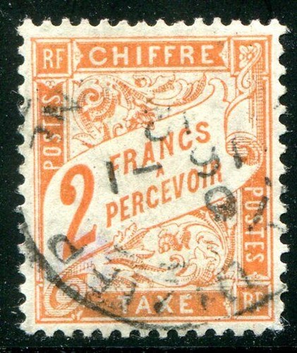 Frankreich porto 1910 2fr - 1910,