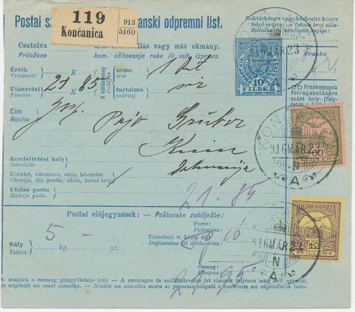 Ungarn 1908 3 - ungarn, 1908/16