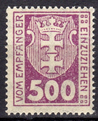 Danzig 1921 porto - 1921, nr.