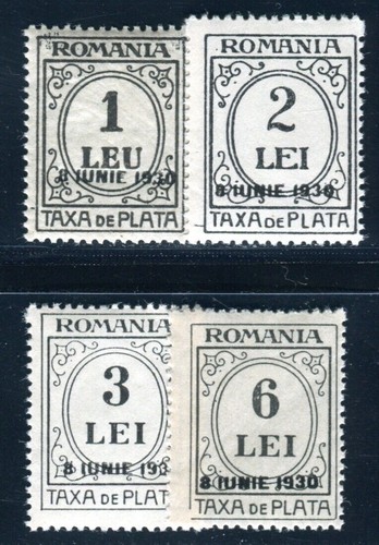Rumänien porto 1930 - rumÄnien,