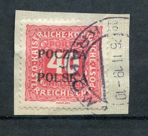 Polen 1919 fischer porto d - polen, nr