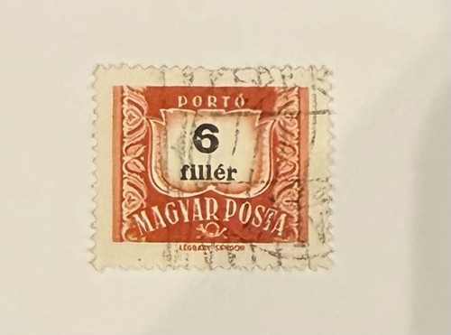 Briefmarke ungarn portomarke - briefmarke:,