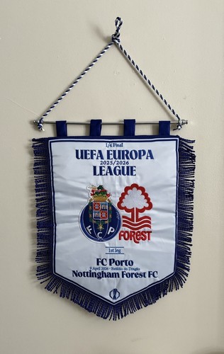 Wimpel porto nottingham - wimpel, fc