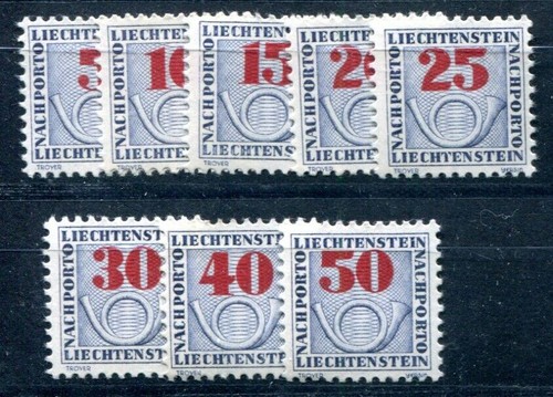 Liechtenstein porto 1940 28 - liechtenstein, 21-28