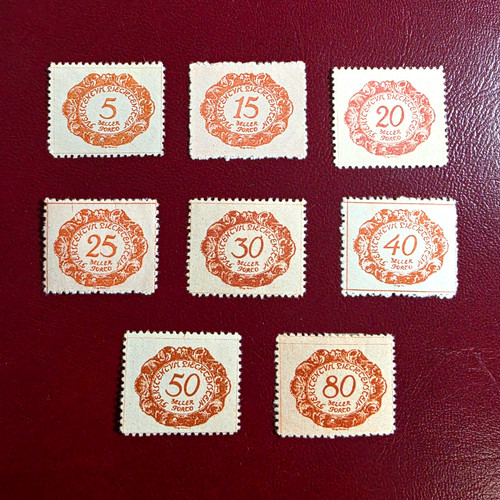 Liechtenstein 1920 portomarken - 1920,
