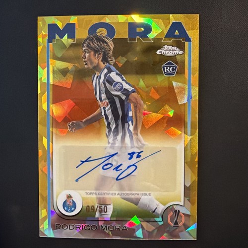 Rodrigo mora topps chrome - rodrigo, 9/50