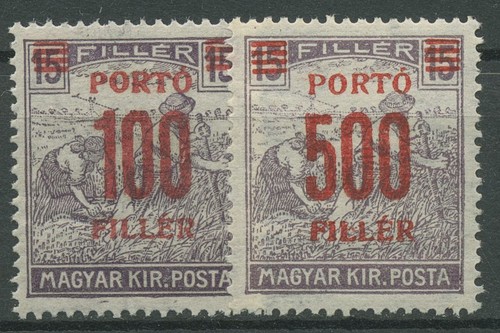 Ungarn 1921 portomarken - ungarn,