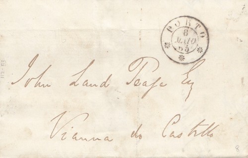 Portugal 1885 brief aus porto - 1885,
