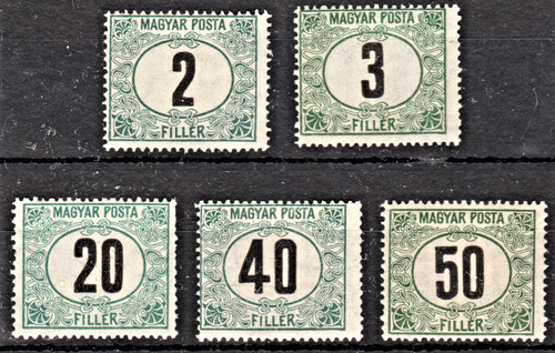 Ungarn 1920 portomarken - portomarken,