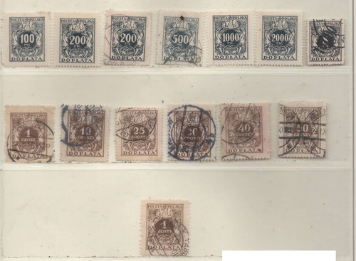 Polen 1923 portomarken - 1923/24, 14