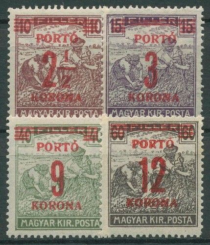 Ungarn 1922 portomarken - 1922,