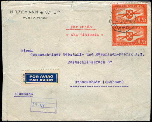 Ala littoria 1940 portugal - 1940,