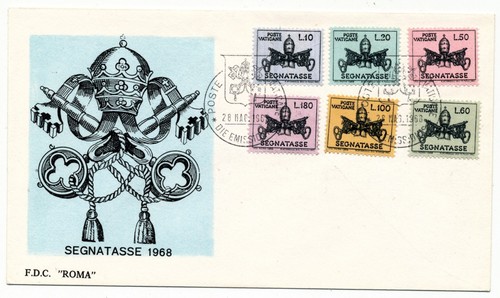 Vatikan 1968 ersttagsbriefe - ersttagsbriefe,