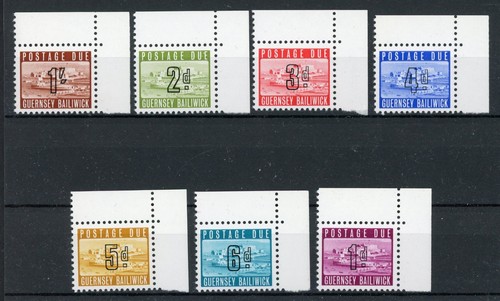 Guernsey portomarken 7 - guernsey, p