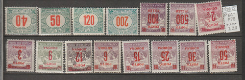 Ungarn posten portomarken aus - ungarn,
